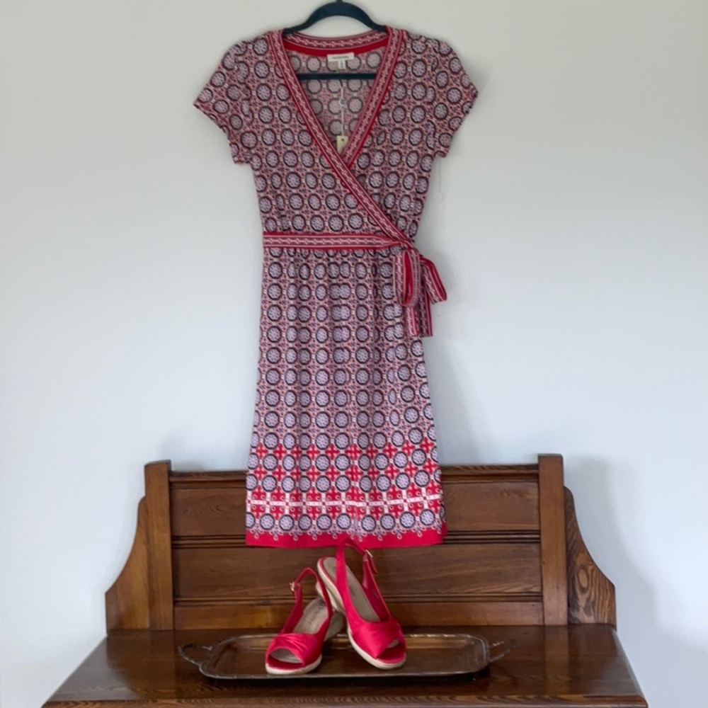 Max Studio Faux Wrap Dress NWT